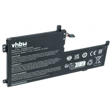 Baterija za Lenovo 5B10W67321, 5B10T26393, 5B10T03404, 5B10T03402 - 3150 mAh 11.25 V Li-polymer