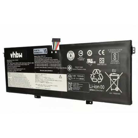 Baterija za Lenovo 928QA225H, 5B10W67273, 5B10Q82426, 5B10Q82425 - 7600 mAh 7.68 V Li-polymer