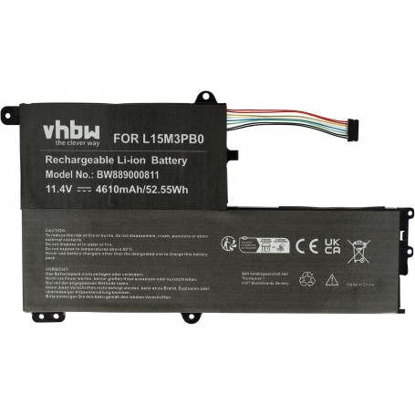 Baterija za Lenovo B102297-0004, 5B10K84638, L15L3PB0, L15C3PB1 - 4610 mAh 11.4 V Li-Ion