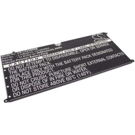 Baterija za Lenovo L10M4P12, 121500093 - 3600 mAh 14.8 V Li-polymer