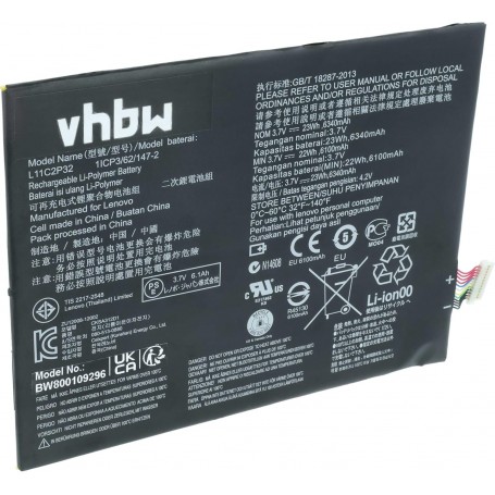 Baterija za Lenovo L11C2P32 - 6300 mAh 3.7 V Li-Ion