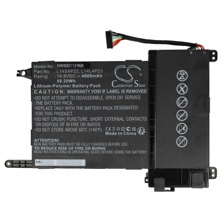 Baterija za Lenovo L14M4P23, L14L4P23, L14S4P22 - 4000 mAh 14.8 V Li-polymer