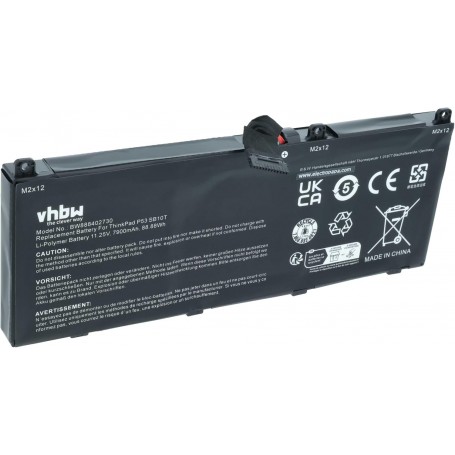 Baterija za Lenovo L18M6P90, SB10K97664, 5B10W13901, L18C6P90 - 7900 mAh 11.25 V Li-polymer