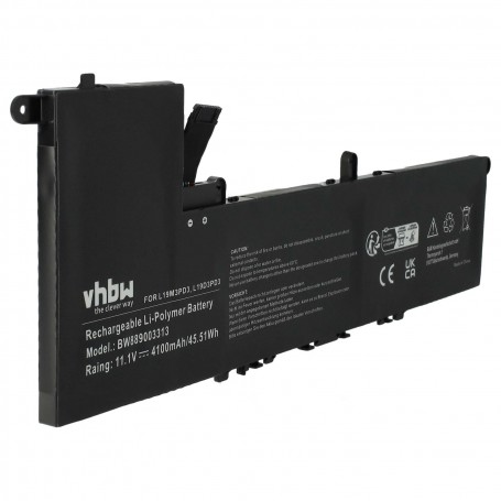 Baterija za Lenovo L19L3PD3, L19D3PD3, L19M3PD3, SB10V27762 - 4100 mAh 11.1 V Li-polymer