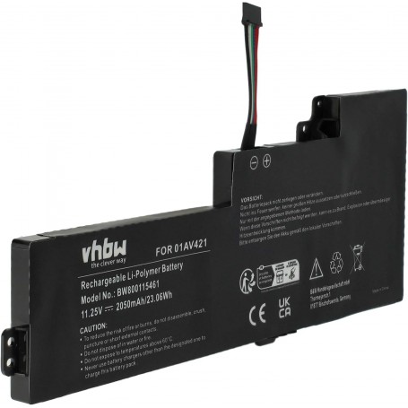 Baterija za Lenovo SB10K97576, 01AV420, 01AV419, 01AV489, 01AV421 - 2050 mAh 11.25 V Li-polymer