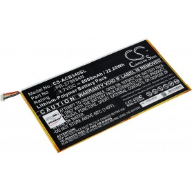Baterija za tablični računalnik Acer PR-279594N(1ICP3/95/94-2), PR-279594N - 6000 mAh 3.7 V Li-polymer