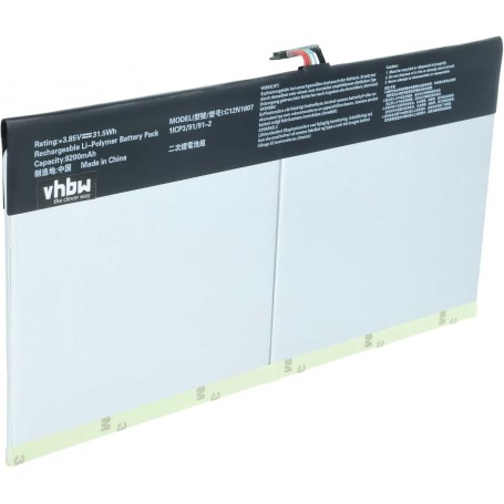 Baterija za tablični računalnik Asus 0B200-02230100, 0B200-02230000, C12N1607 - 8200 mAh 3.85 V Li-polymer