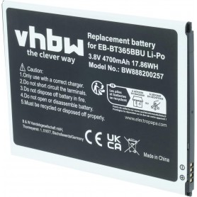 Baterija za tablični računalnik Samsung EB-BT365BBU, EB-BT365BBC, EB-BT365BBE - 4700 mAh 3.8 V Li-polymer
