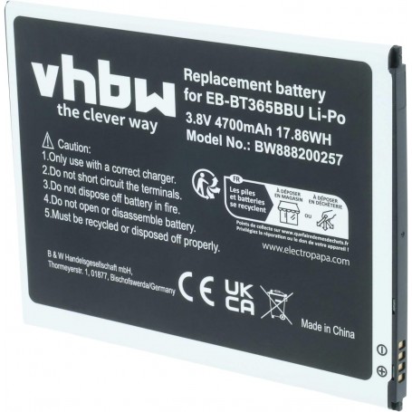 Baterija za tablični računalnik Samsung EB-BT365BBU, EB-BT365BBC, EB-BT365BBE - 4700 mAh 3.8 V Li-polymer