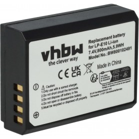 Baterija za Canon LP-E10 - 800mAh, 7.2V, Li-Ion