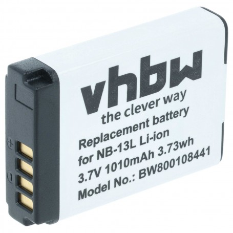 NB-13L Baterija za kamero za Canon PowerShot G5 X, G7 X, G7 X Mark II, G9 X, SX620 HS, SX720 HS, SX730 HS 3.6V 1010mAh