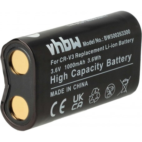 Baterija za fotoaparat RV3, RCR-V3, LB01, LB-01, CR-V3P, CR-V3 - 1000mAh, 3.6V, Li-Ion