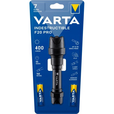 LED svetilka Varta F20 PRO 6W 2AA