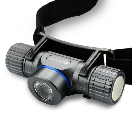 Naglavna polnilna LED svetilka everActive HL-1100R Force