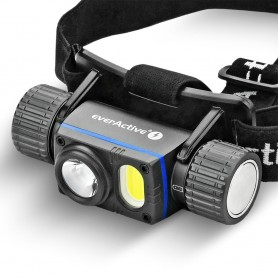 Naglavna polnilna LED svetilka everActive HL-2000R Force PRO