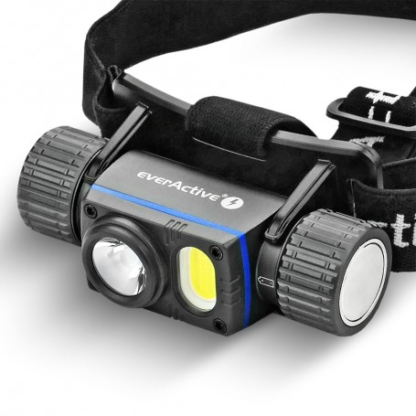 Naglavna polnilna LED svetilka everActive HL-2000R Force PRO