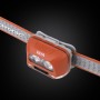 Oranžna naglavna LED svetilka Mactronic VAYA AHL0091