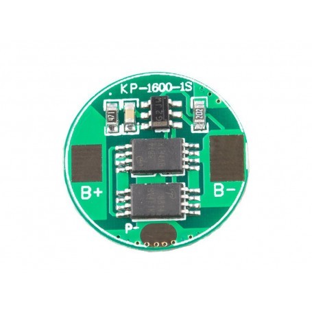1S PCB BMS zaščita ø16mm x 0.8mm (okrogla)