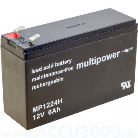 Multipower MP1224H 12V 6Ah