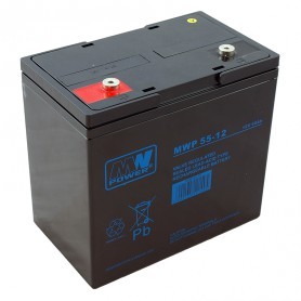 12V 55Ah CIKLIČNI AGM akumulator MWP 55-12