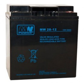 12V 28Ah AGM akumulator MW 28-12
