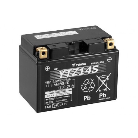 Yuasa YTZ14S 12V 11,2Ah moto akumulator