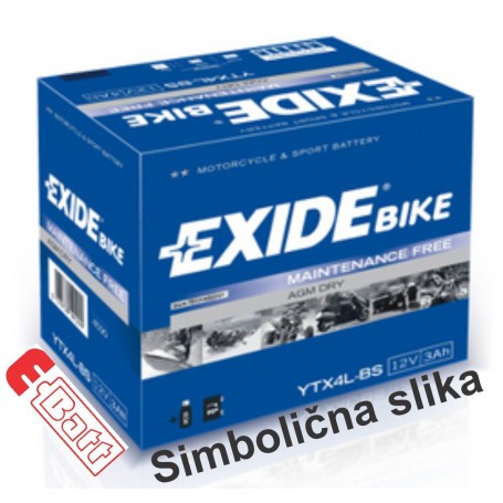 Exide YTX9-BS 12V 8Ah moto akumulator