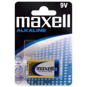 Maxell 9V 6LR61 alkalna baterija