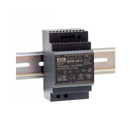 HDR-60-24 napajalnik za DIN letev