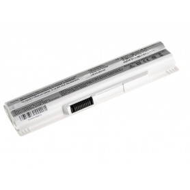Baterija za MSI Wind U91 L2100 L2300 U210 U120 U115 U270 (white) / 11,1V 4400mAh